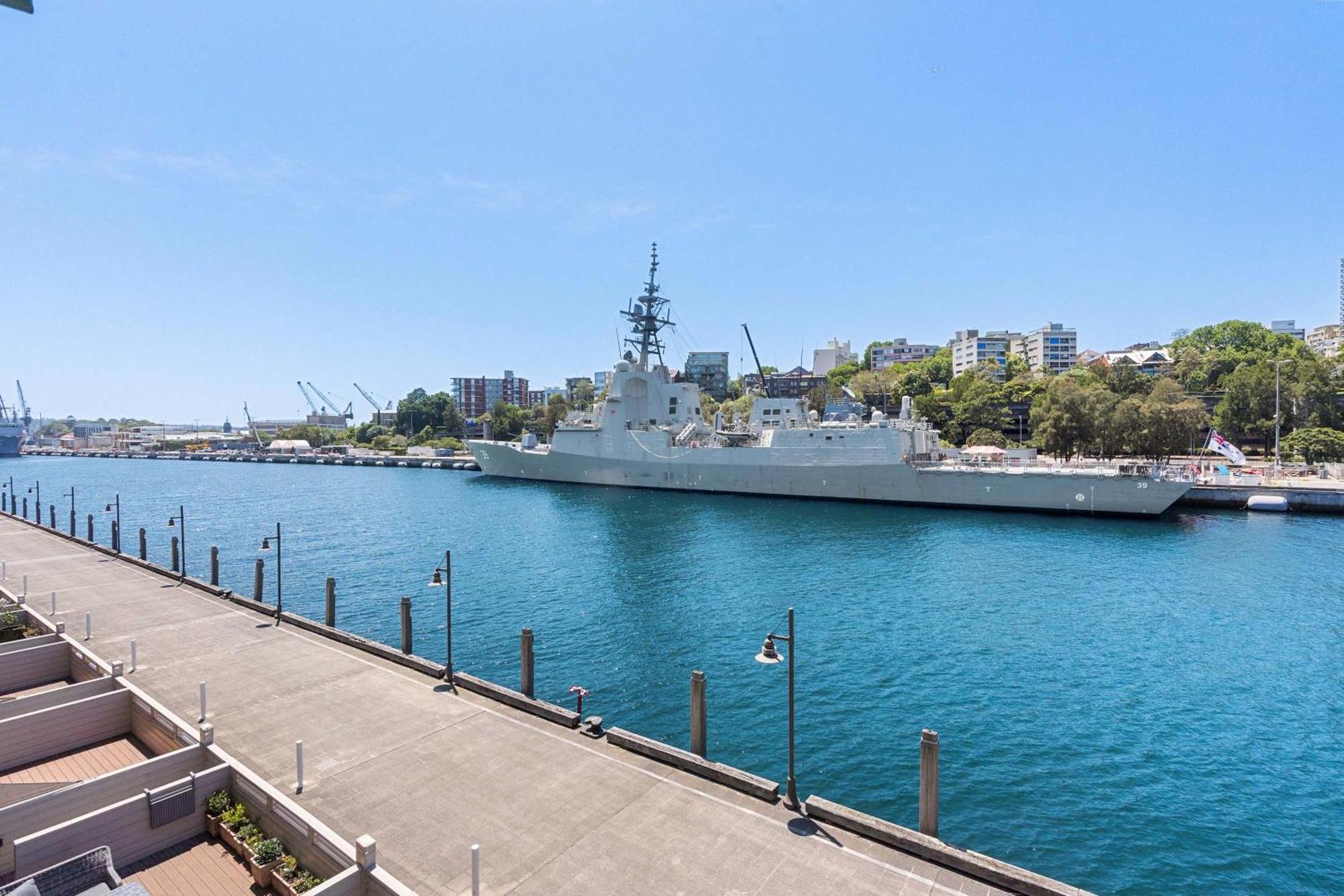 Spacious Waterfront Luxury At Woolloomooloo Wharf Appartement Sydney Buitenkant foto